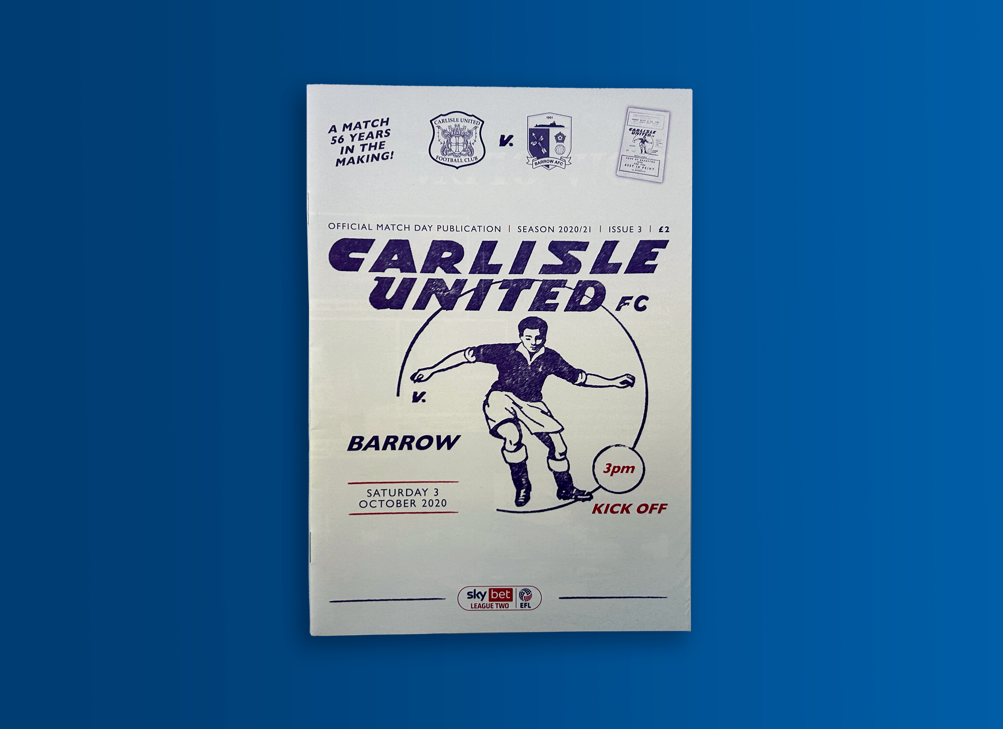 Carlisle United Football Club Matchday Programme