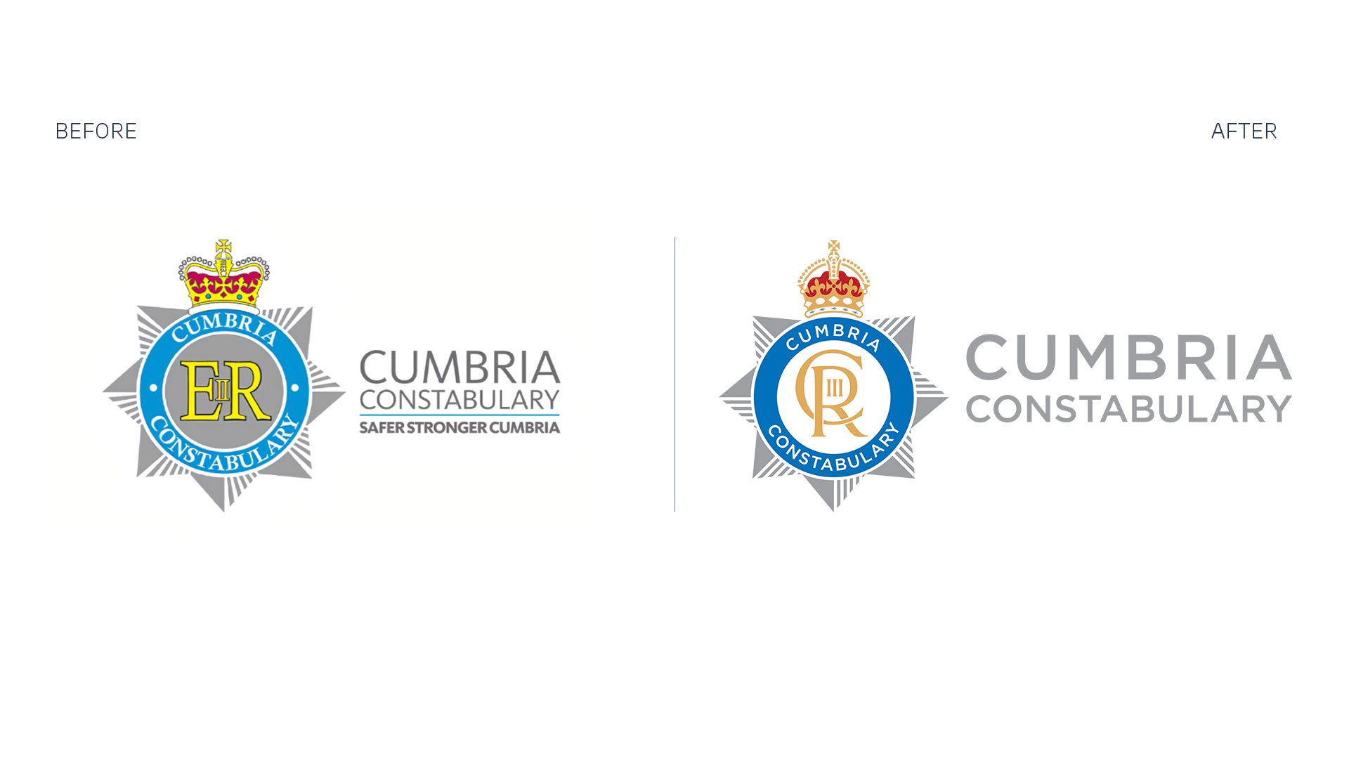 Cumbria Constabulary, Police Crest Update by H&H Reeds